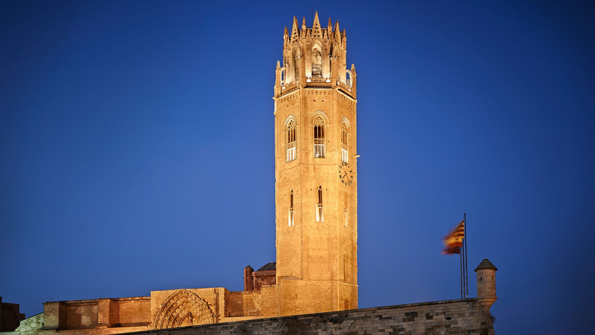 Restauración del campanario de la Seu Vella, Lérida