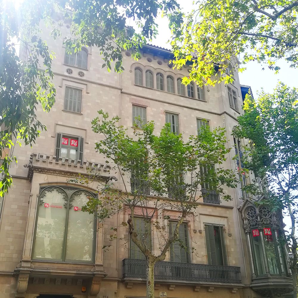 Rehabilitación de fachada edificio en el Paseo de Gracia
